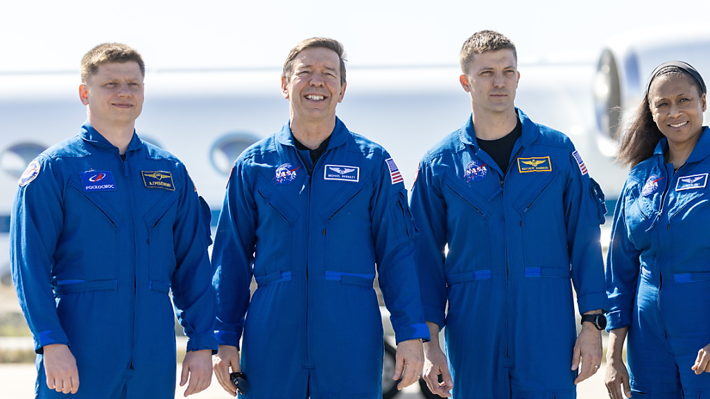 Flug zur Weltraumstation ISS verschoben, © Keystone/SDA