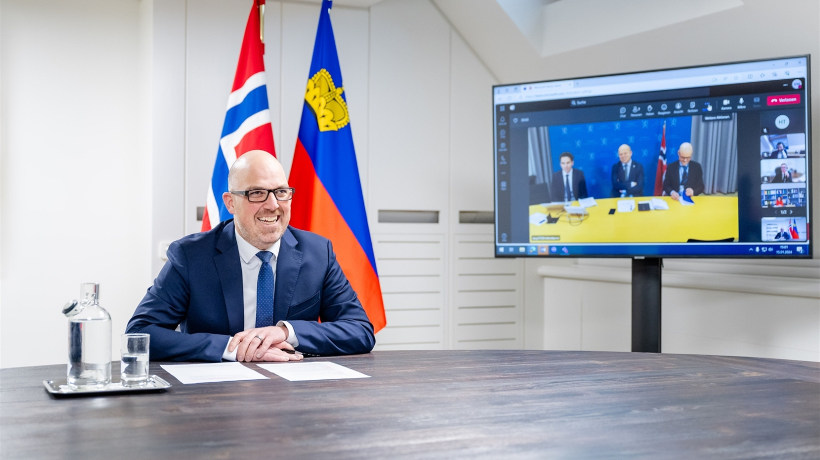 Liechtenstein und Norwegen wollen Zusammenarbeit im EWR-Finanzdienstleistungsbereich stärken, © IKR