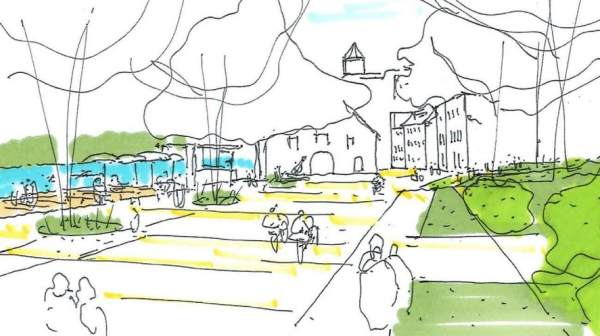 Rheinufer-Abstimmung: Stadt weist Anschuldigungen zurück, © Visualisierung: Stadt SH