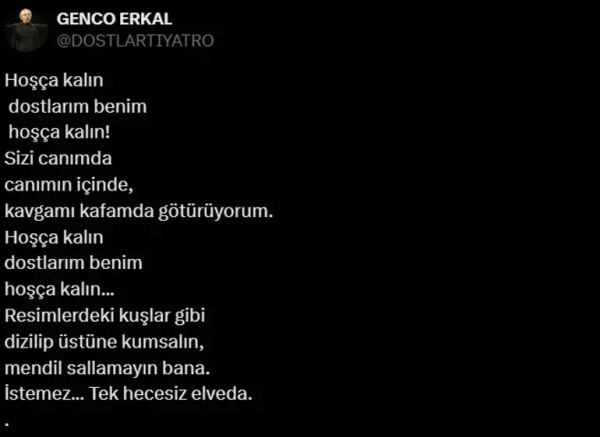 © Sanatçının sosyal medya hesabından alınmıştır 