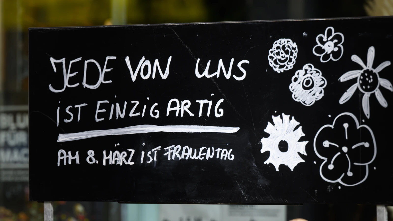 Heute ist Weltfrauentag, © Keystone / DPA / Julian Stratenschulte Heute ist Weltfrauentag, © Keystone / DPA / Julian Stratenschulte