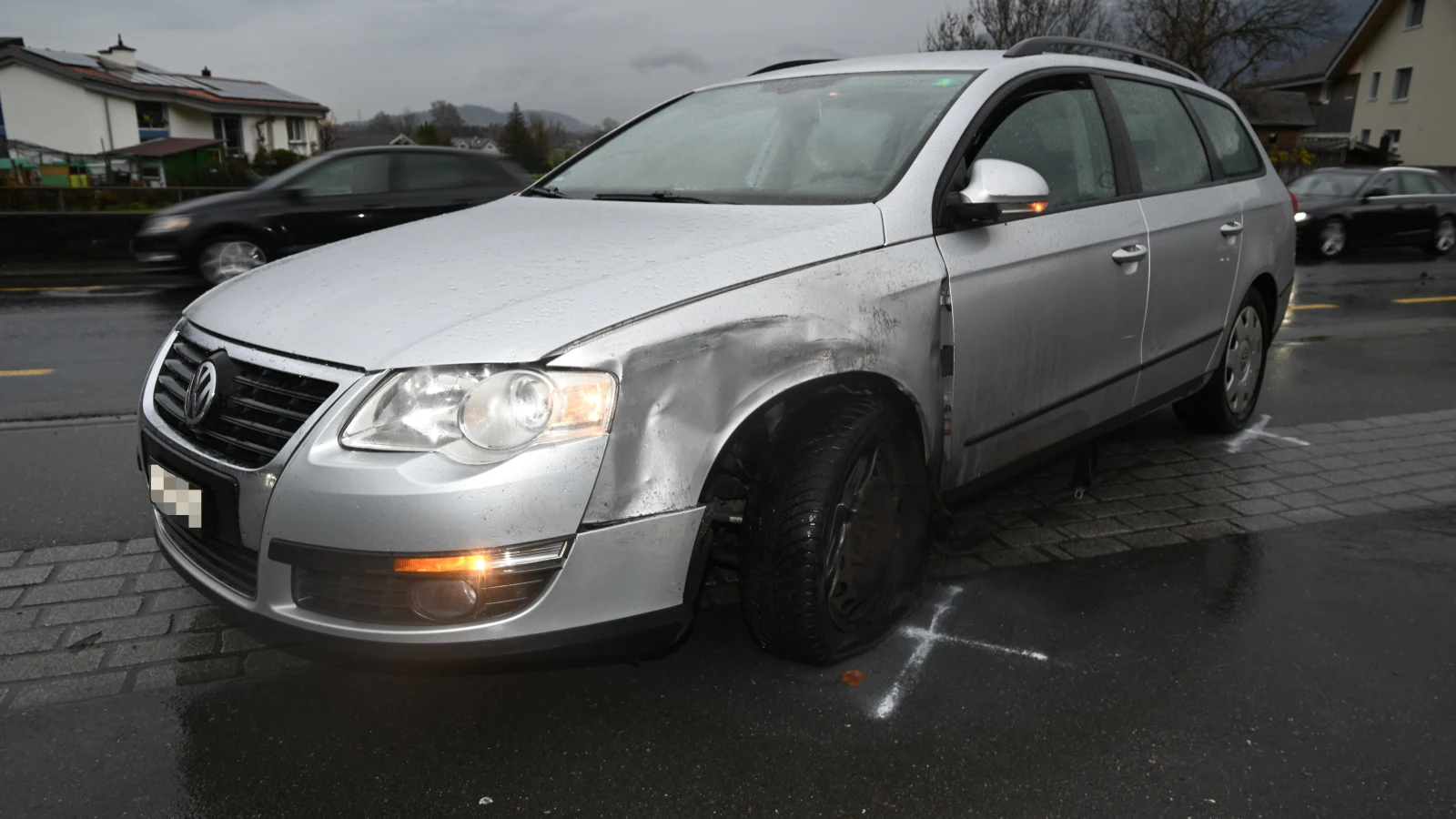 Unfall im Werdenberg zwischen Grabs und Buchs, © Kantonspolizei St. Gallen Unfall im Werdenberg zwischen Grabs und Buchs, © Kantonspolizei St. Gallen