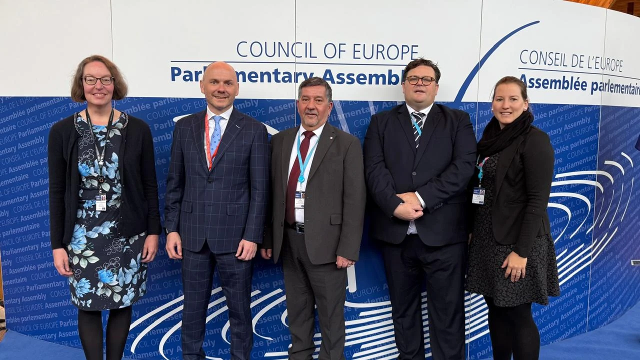 Kleinstaatentreffen neben der Wintersession in Strassbourg, © Parlamentsdienst Landtag Kleinstaatentreffen neben der Wintersession in Strassbourg, © Parlamentsdienst Landtag