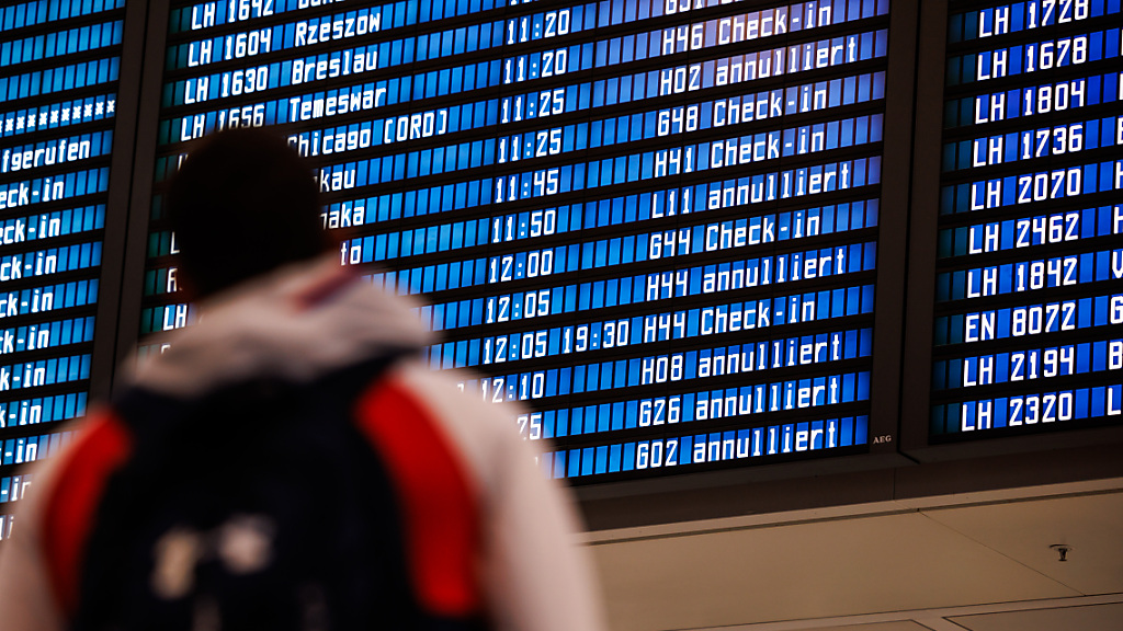 Lufthansa erwartet Ausfall von 1000 Flügen, © Keystone / SDA / Archivbild