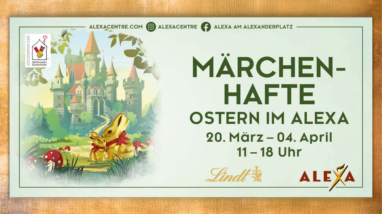 Märchenhafte Ostern im ALEXA Märchenhafte Ostern im ALEXA