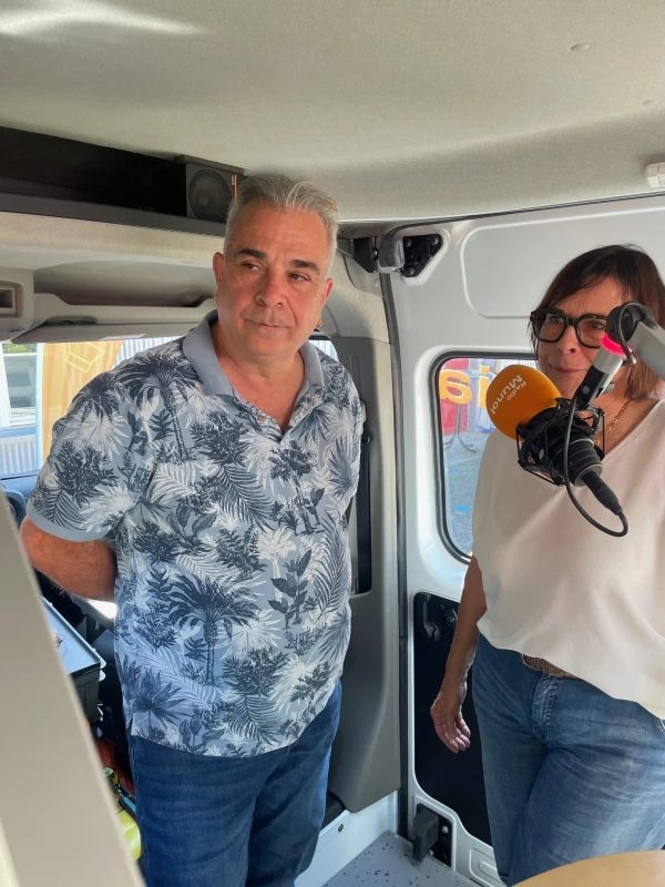 Luciano Di Fabrizio und Karin Spörli, © Radio Munot Luciano Di Fabrizio und Karin Spörli, © Radio Munot