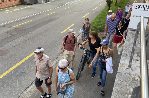 © Dritter Schaffhauser Stadtspaziergang. Bild: Radio Munot