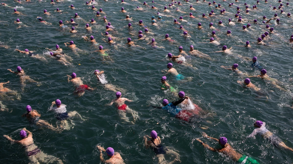 Zürich Hitze Sommer Seeüberquerung, © Verein Stadtzürcher Seeüberquerung Zürich Hitze Sommer Seeüberquerung, © Verein Stadtzürcher Seeüberquerung