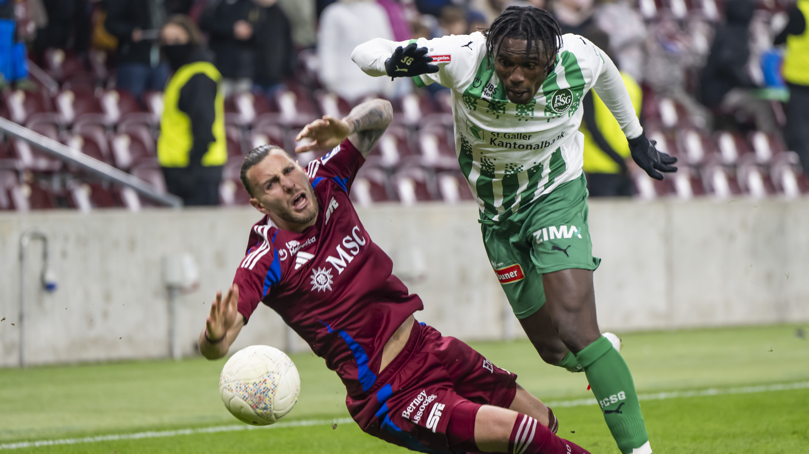 Servette - St. Gallen: Die Ostschweizer retten einen Punkt, © KEYSTONE/Martial Trezzini