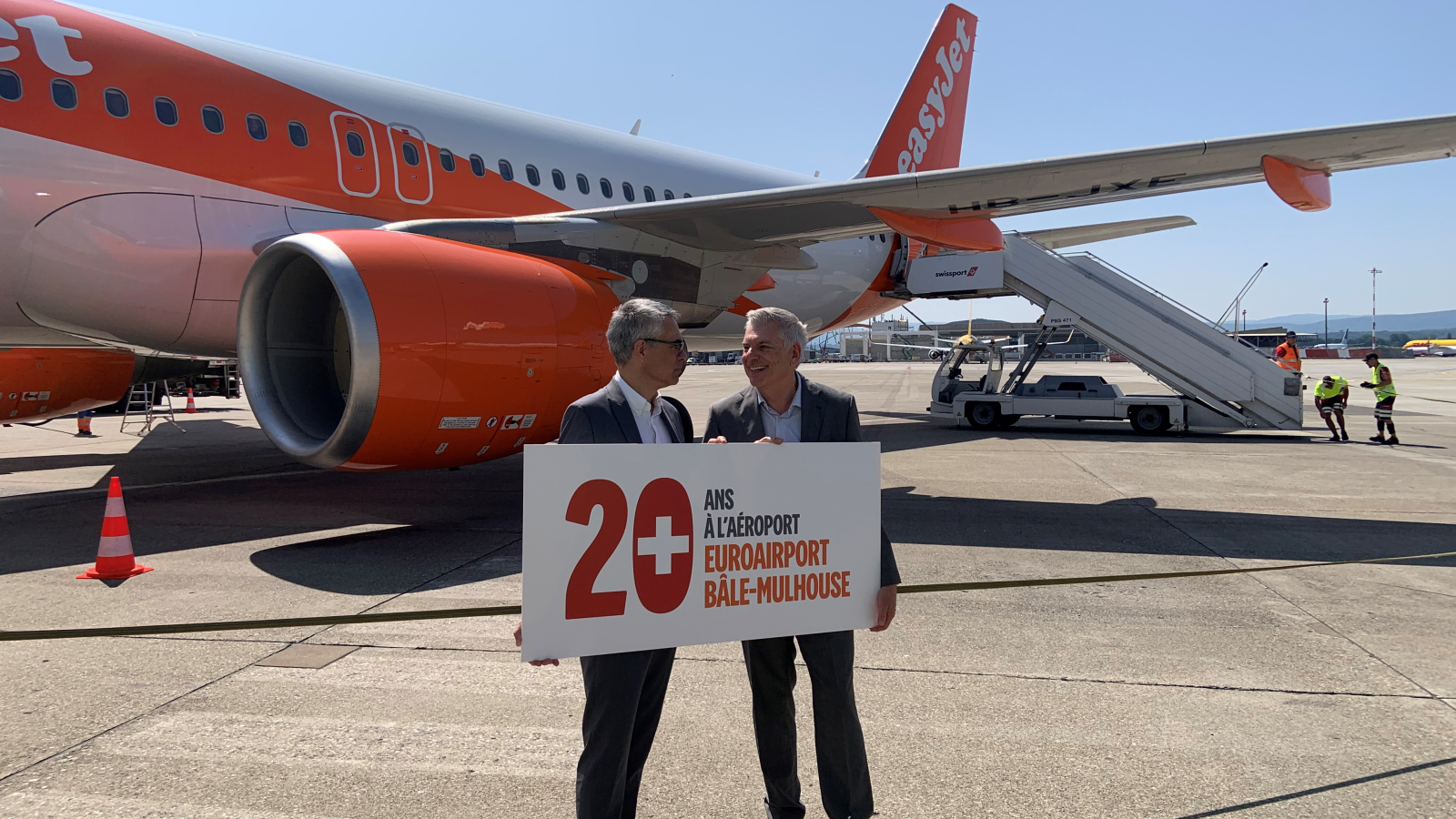 easyJet feiert 20-jähriges Jubiläum am EuroAirport, © Radio Basilisk