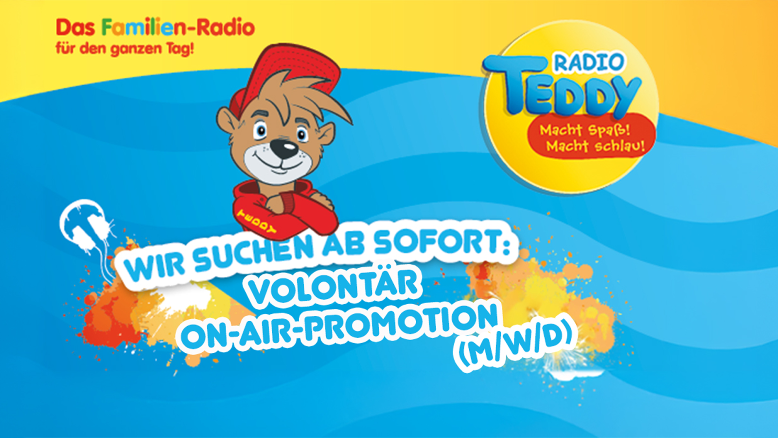 Radio TEDDY - Volontär On-Air-Promotion (M/W/D)