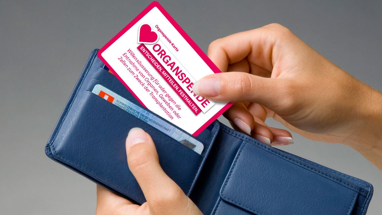 Mehr Organspenden in der Schweiz, © ZVG