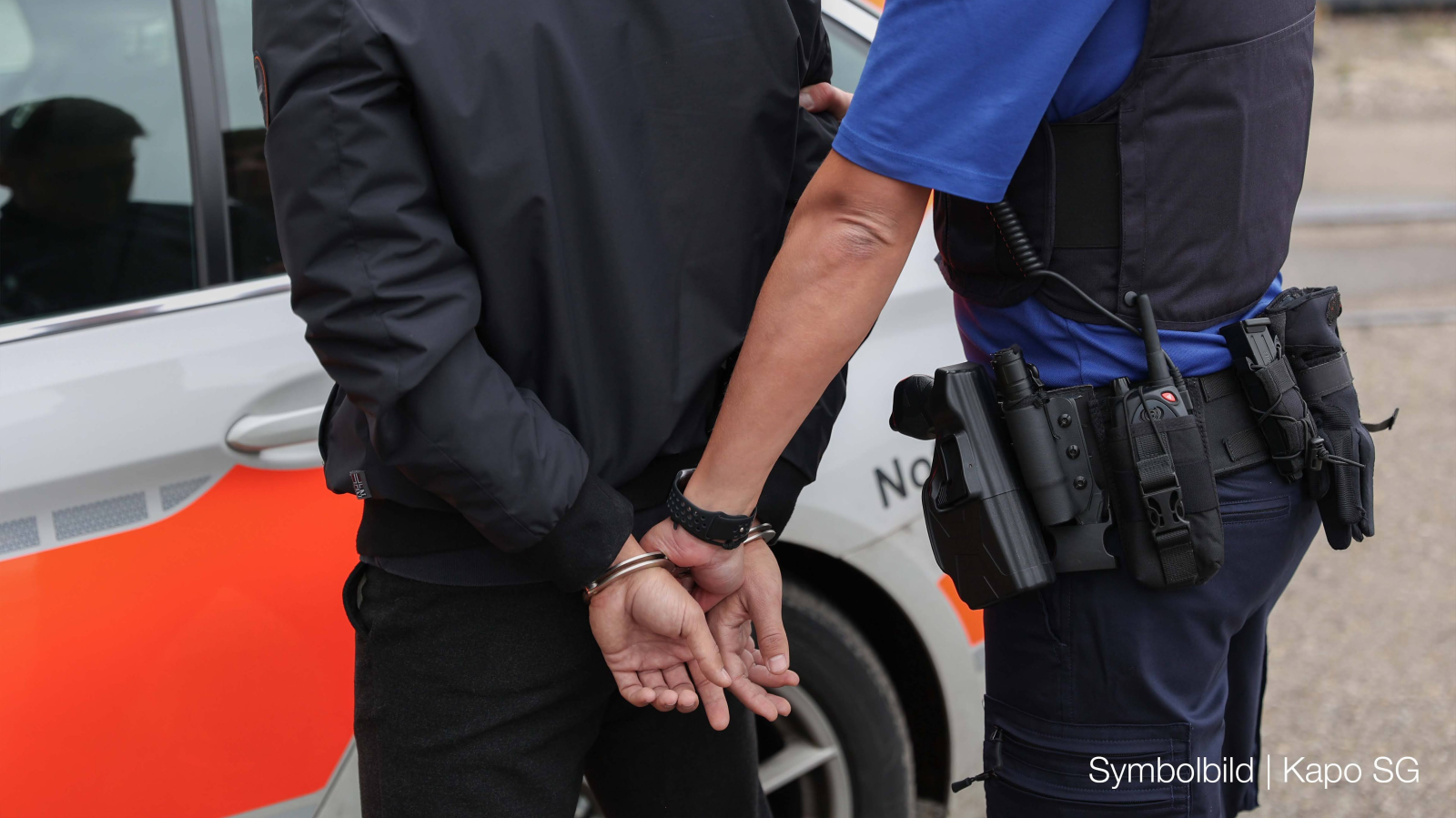 Festnahme nach Einbruch in Einfamilienhaus in Sargans, © Kantonspolizei St. Gallen