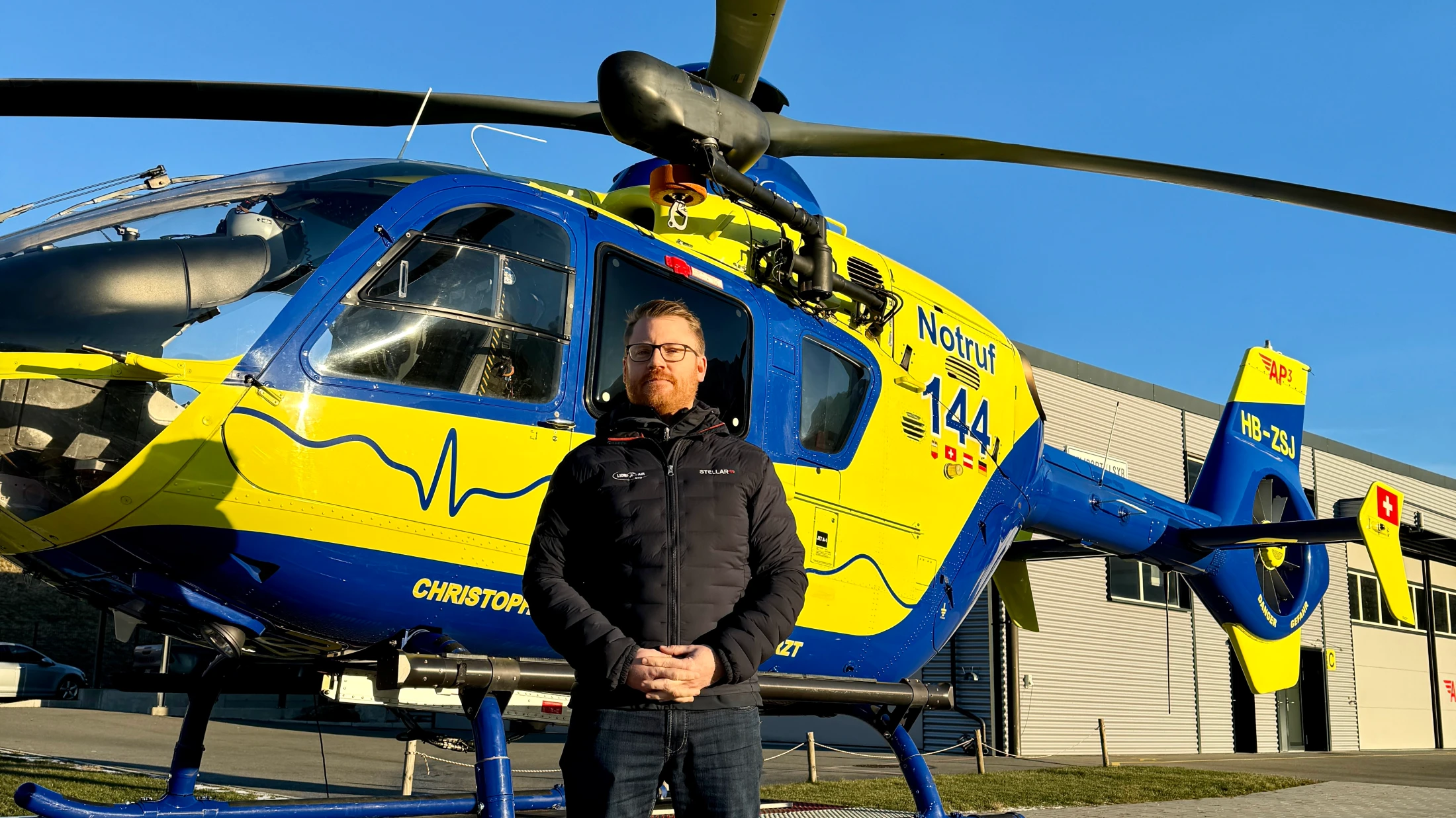 AAA Heliport Sascha Fleischmann Lion Air, © Radio Liechtenstein AAA Heliport Sascha Fleischmann Lion Air, © Radio Liechtenstein