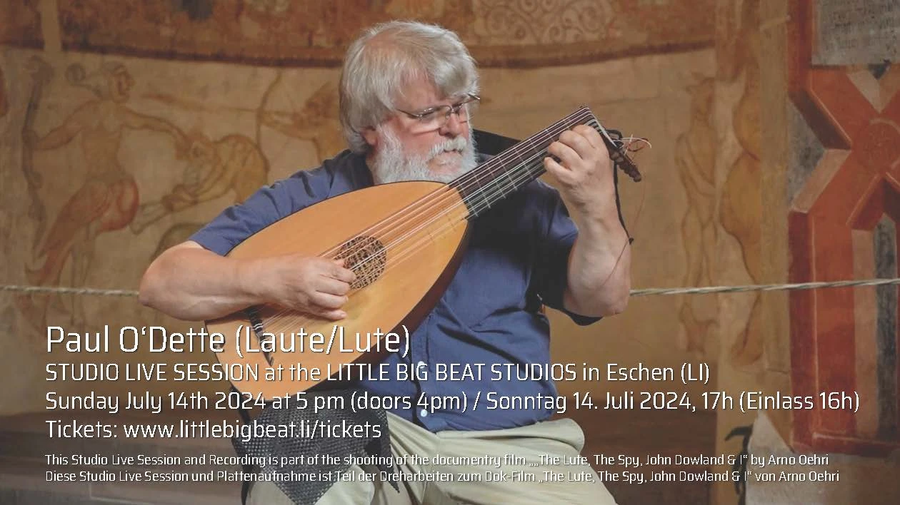 Live Session Paul O’Dette , © LRF Live Session Paul O’Dette , © LRF