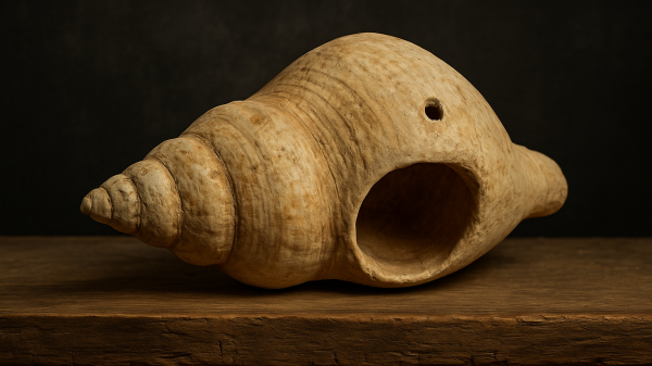 İspanya’daki Deniz Kabukları İlk Müzik Aletleri Olabilir, © KI