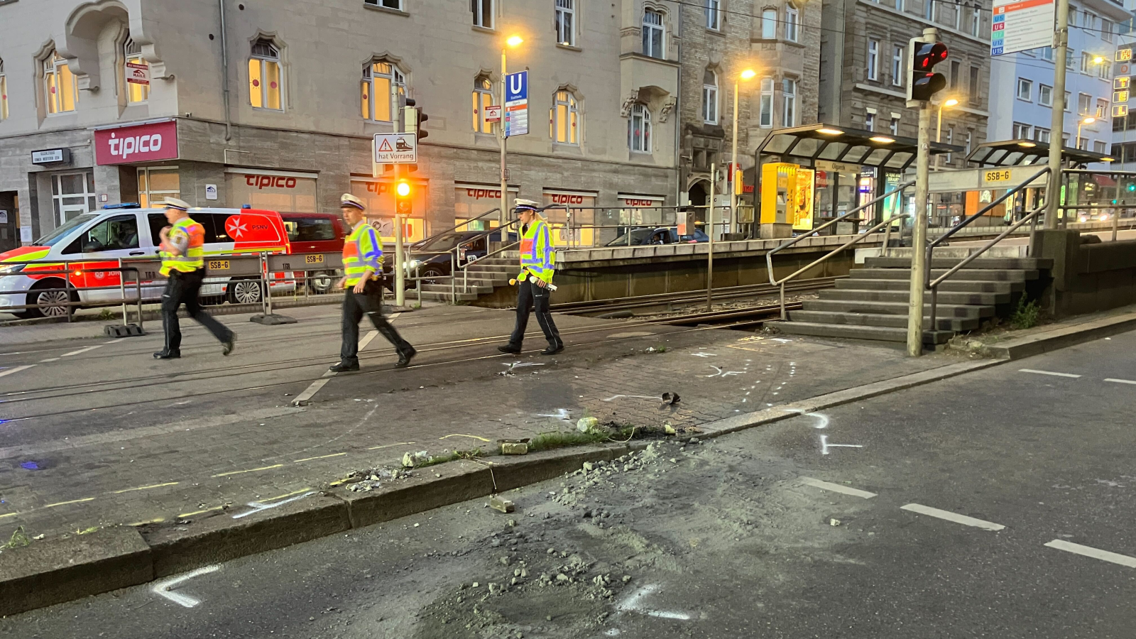 Stuttgart’taki Kazanın Sürücüsü Serbest Bırakıldı! , © dpa