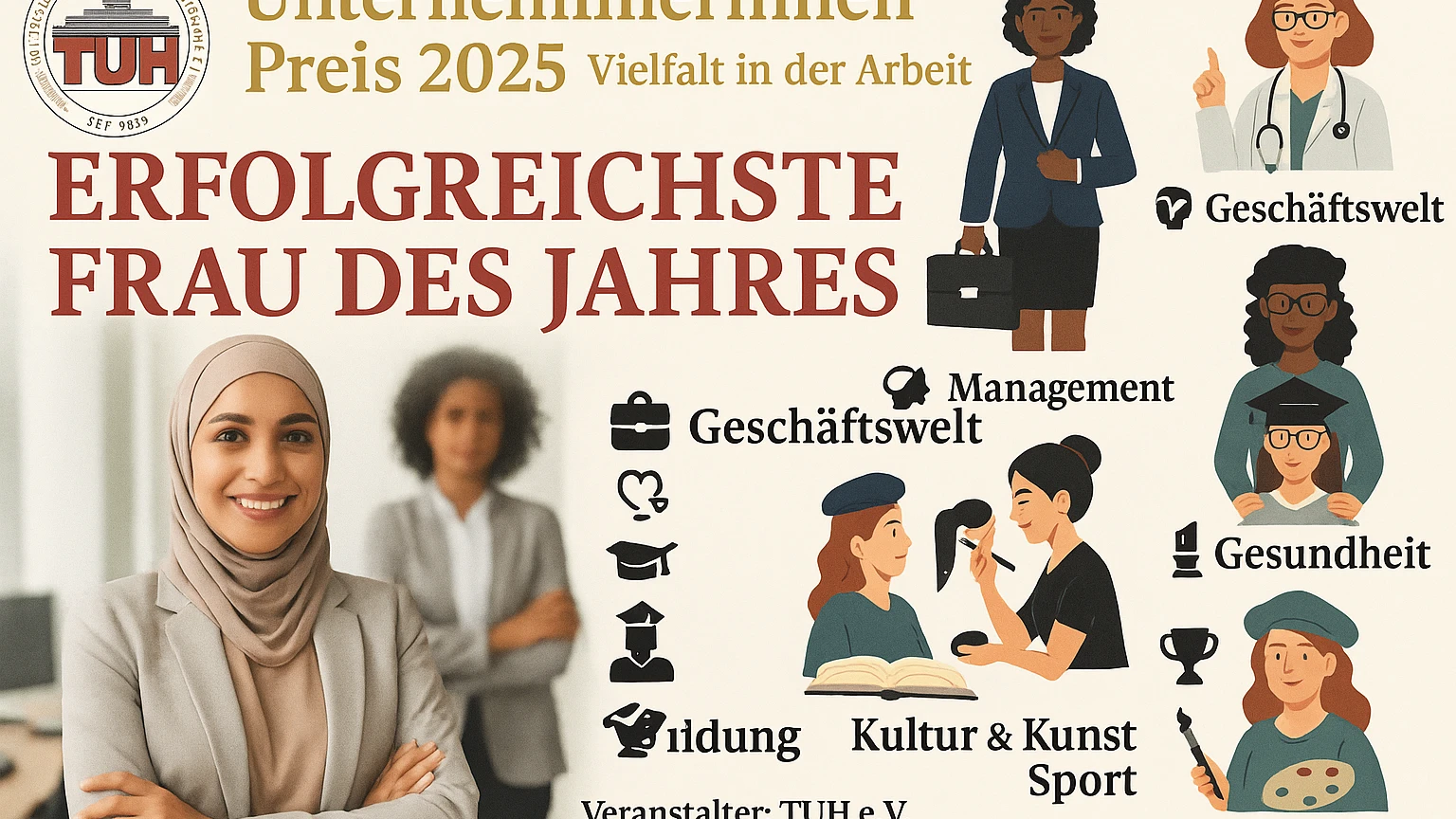 Berlin’de girişimci kadınlara özel ödül: “Female Power und Vielfalt in der Arbeit 2025”, © TUH Berlin Berlin’de girişimci kadınlara özel ödül: “Female Power und Vielfalt in der Arbeit 2025”, © TUH Berlin