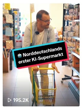 KI Supermarkt von EDEKA, © Radio Hamburg KI Supermarkt von EDEKA, © Radio Hamburg