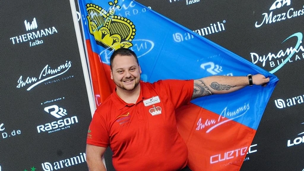 Heeb geht topmotiviert nach Estland, © Billardclub Schaan e.V. Heeb geht topmotiviert nach Estland, © Billardclub Schaan e.V.