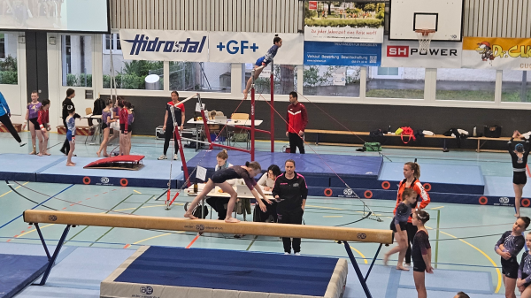 240 Turnerinnen kämpfen am Rhyfallcup um Bestnoten, © Radio Munot