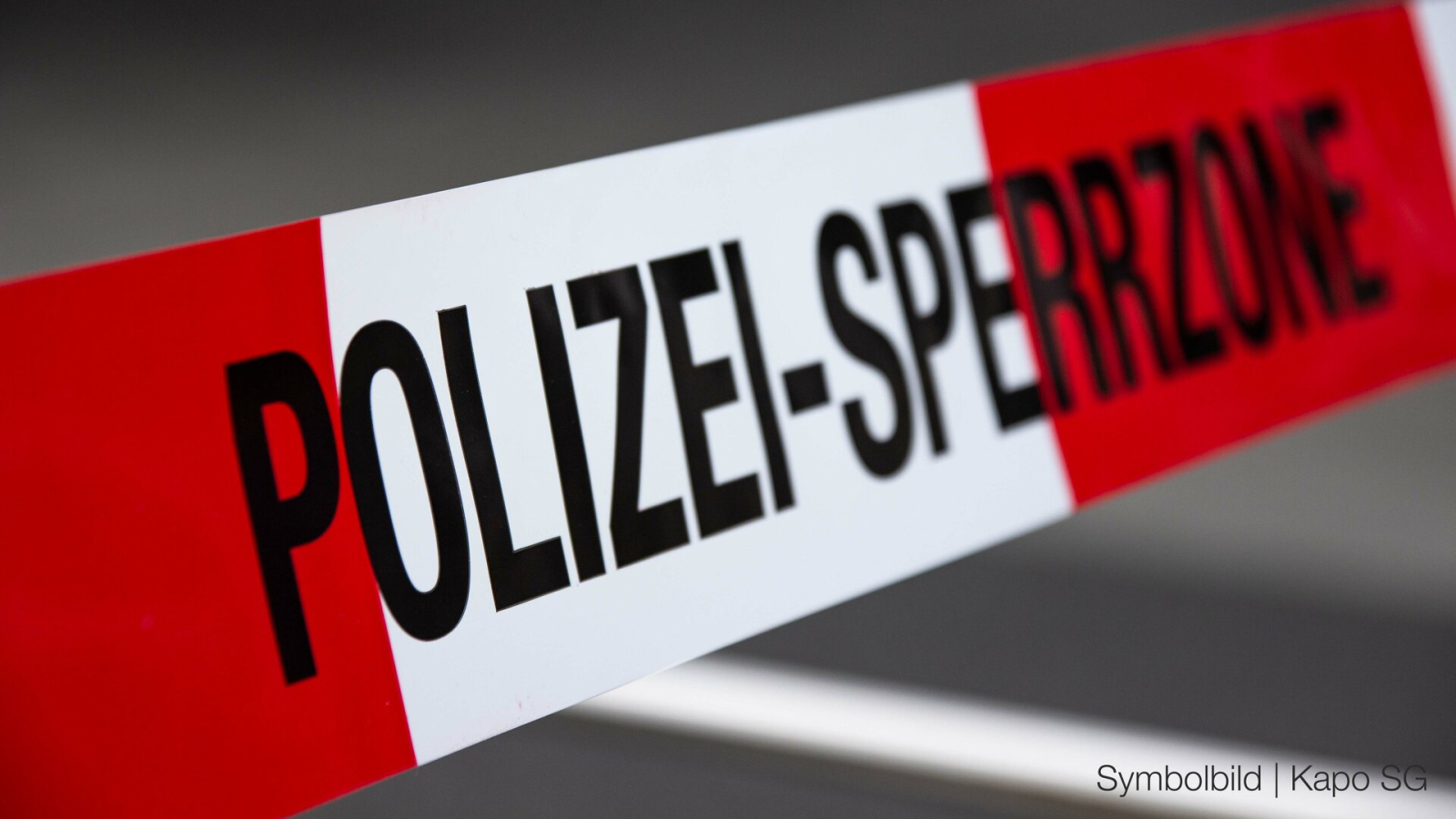 St. Margrethen: Tote Frau gefunden, © Kantonspolizei St. Gallen / Symbolbild