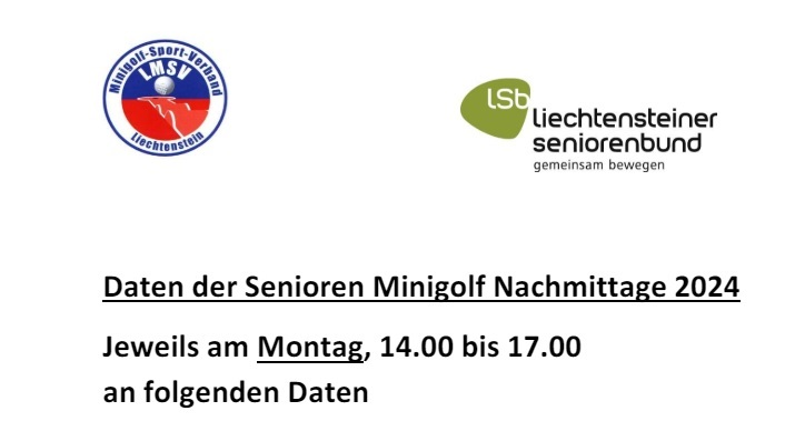 Minigolf Seniorennachmittag, © Seniorenbund.li