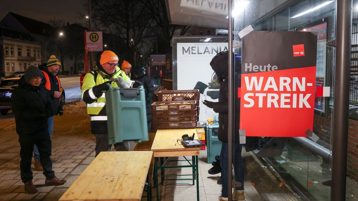 Hamburg’da 48 Saatlik Ulaşım Grevi Kapıda!, © Bodo Marks/dpa