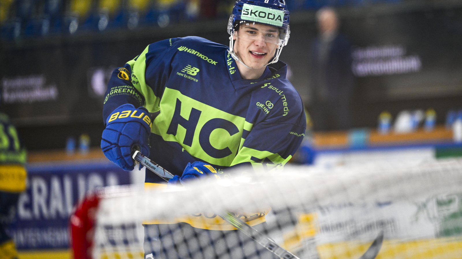 Rico Gredig hat ersten Profivertrag beim HCD unterschrieben, © Keystone