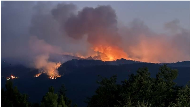 Eskişehir ve Afyon’daki orman yangınında 11 işçi hayatını kaybetti, © Ekran Fotosu: t24.com.tr