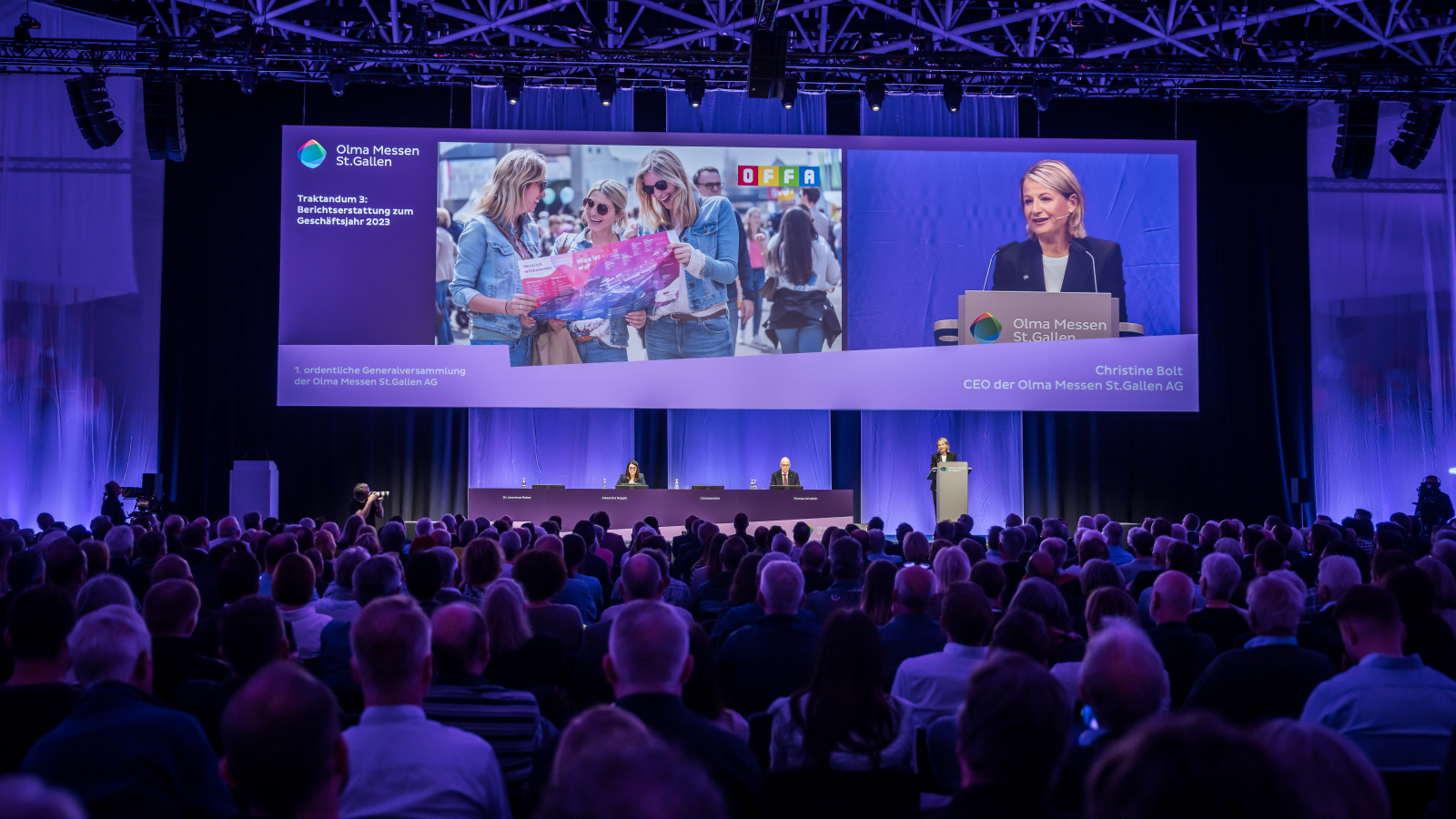 Die Olma Messe führte Generalversammlung durch, © Olma Messen / Michael Huwiler
