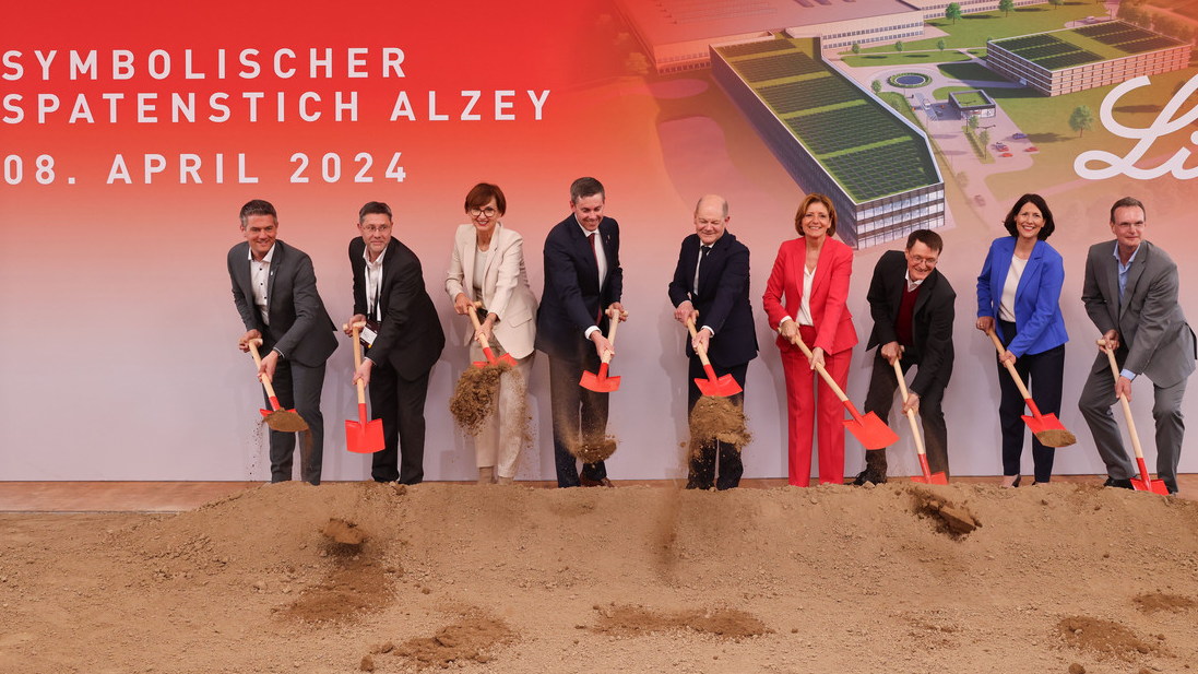 ABD'li İlaç Devi  'Eli Lilly'  Alzey´de, © Staatskanzlei RLP/Sell