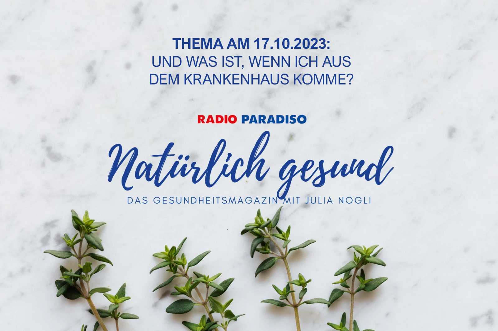 Natürlich Gesund am 17.10.2023