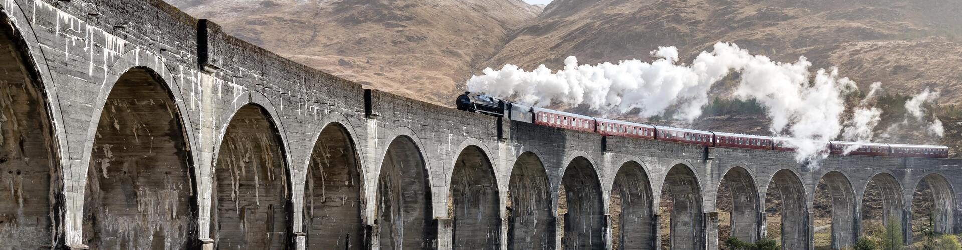Brücke mit Zug, © Shutterstock