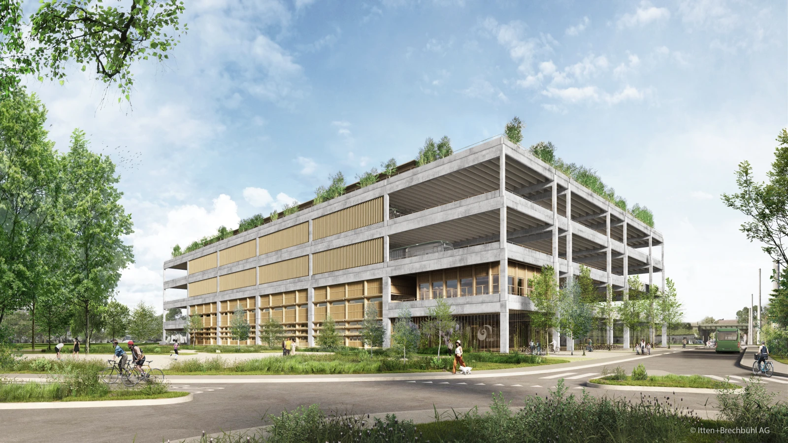 Grundsteinlegung für die Busgarage Rank , © bvb.ch Grundsteinlegung für die Busgarage Rank , © bvb.ch