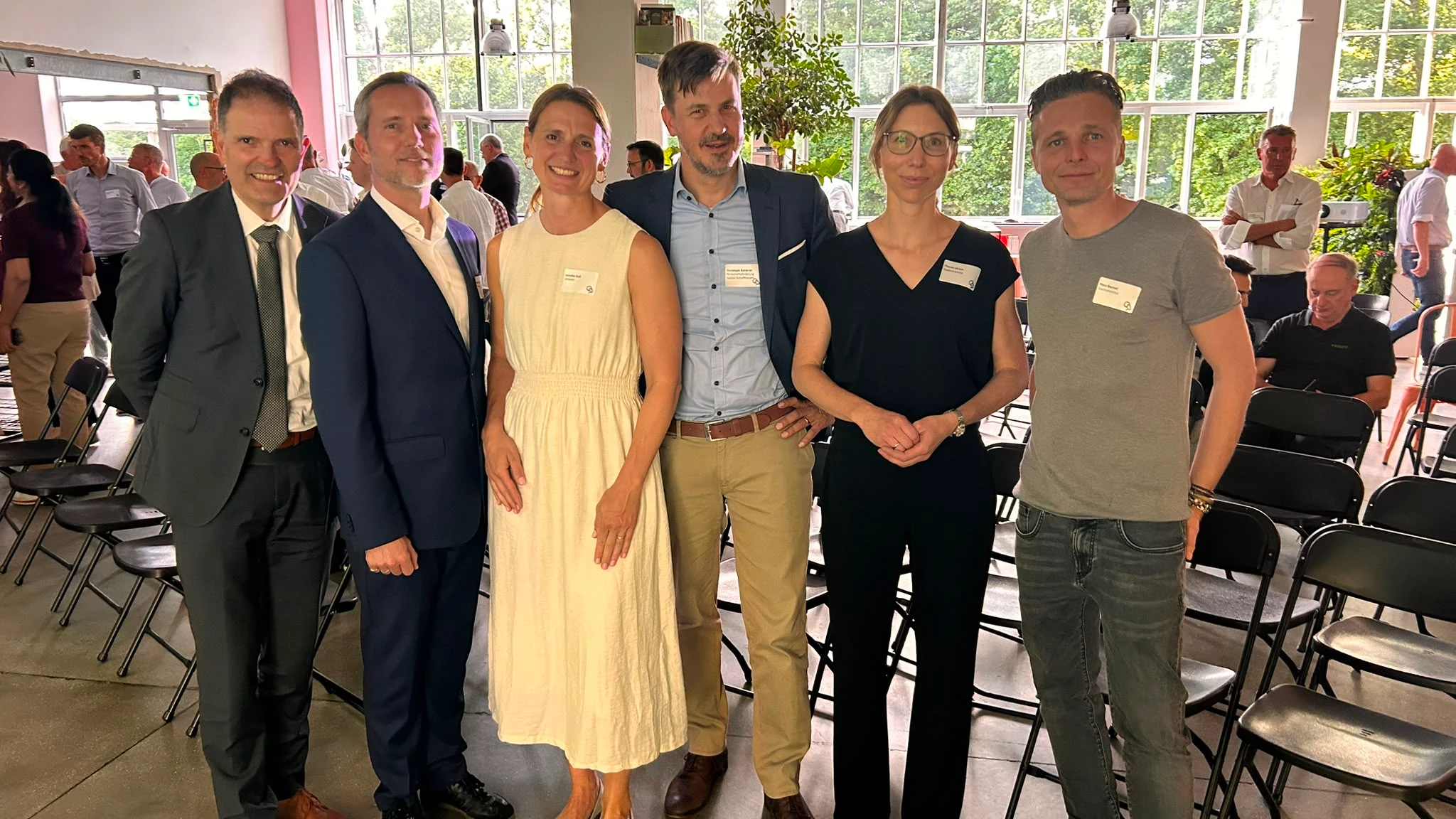 RR Dino Tamagni, Prof. Mirko Kovac, Jennifer Solf, Christoph Schärrer, Theres Bernet, Marc Bernet, © Radio Munot RR Dino Tamagni, Prof. Mirko Kovac, Jennifer Solf, Christoph Schärrer, Theres Bernet, Marc Bernet, © Radio Munot