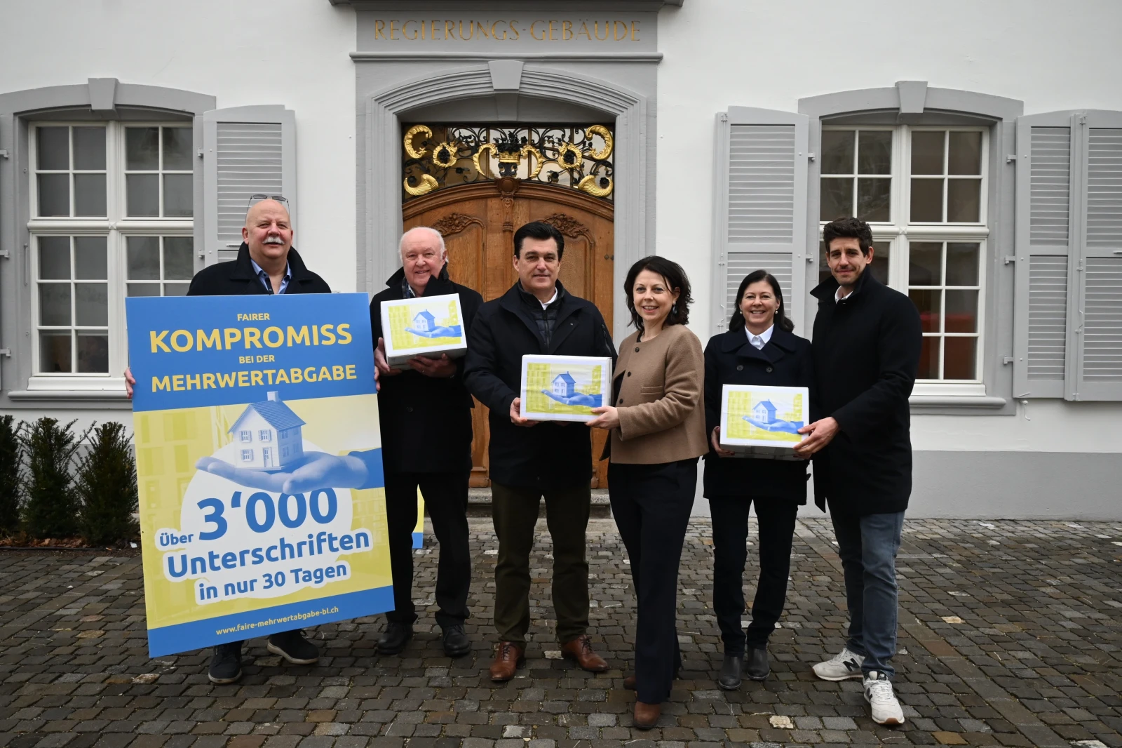 HEV Baselland: Initiative «Fairer Kompromiss bei der Mehrwertabgabe» eingereicht, © faire-mehrwertabgabe-bl.ch HEV Baselland: Initiative «Fairer Kompromiss bei der Mehrwertabgabe» eingereicht, © faire-mehrwertabgabe-bl.ch