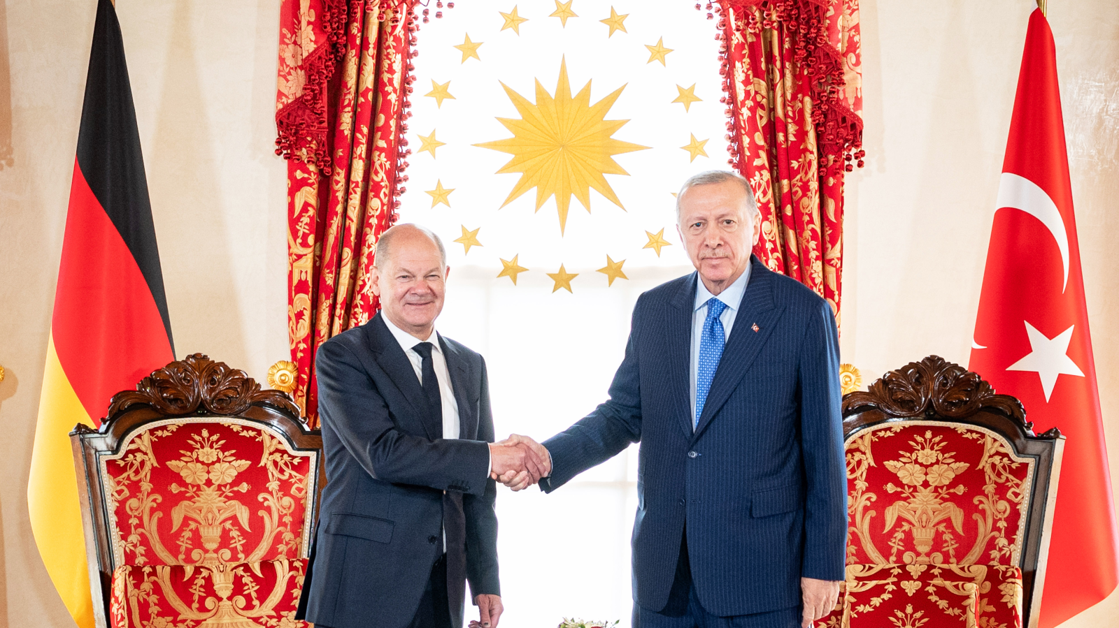 Scholz, Yeni Bir Başlangıç İçin Erdoğan İle Görüştü!, © dpa