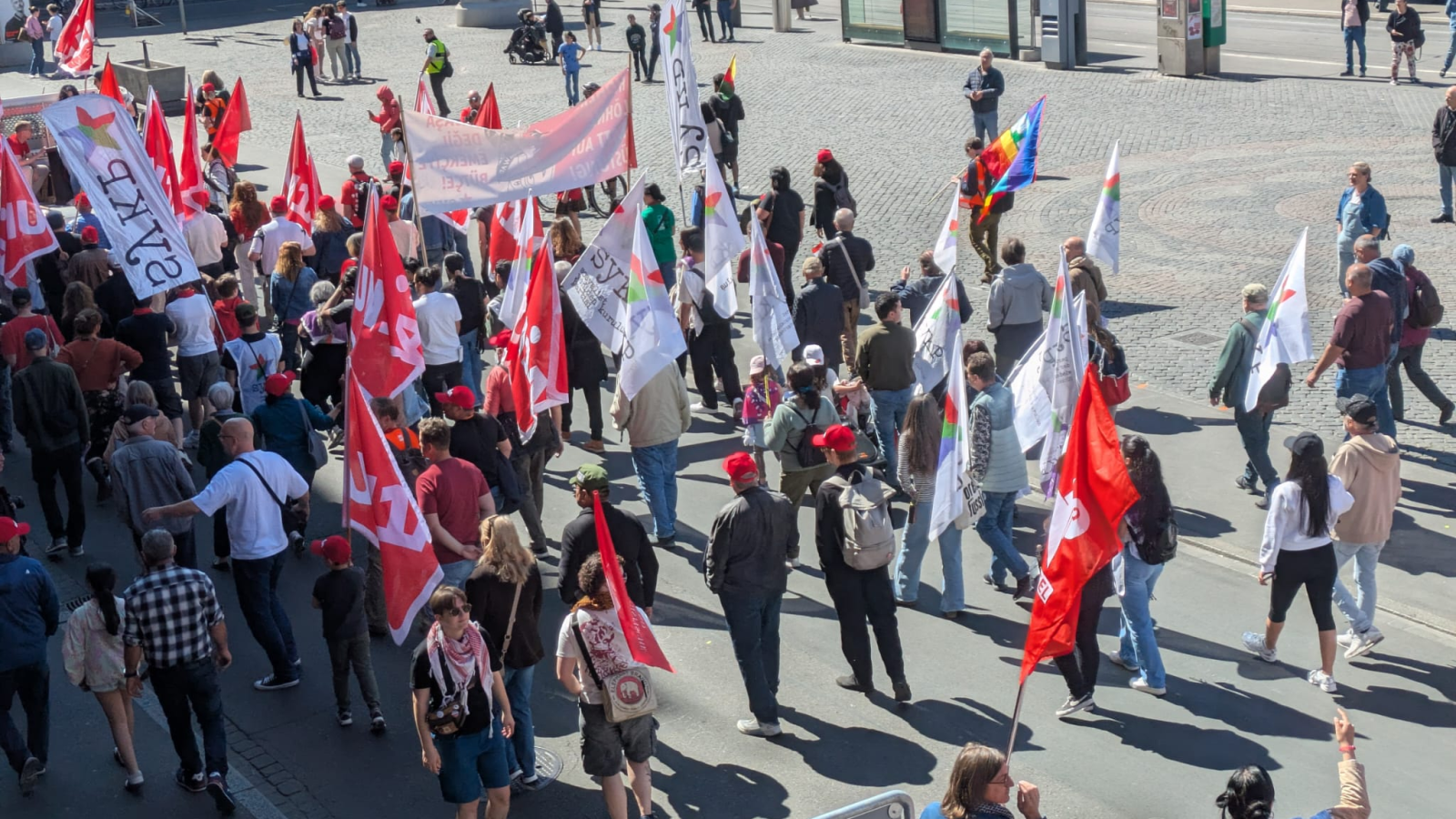 Ruhige 1. Mai-Demo in Basel, © Radio Basilisk