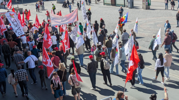 Ruhige 1. Mai-Demo in Basel, © Radio Basilisk
