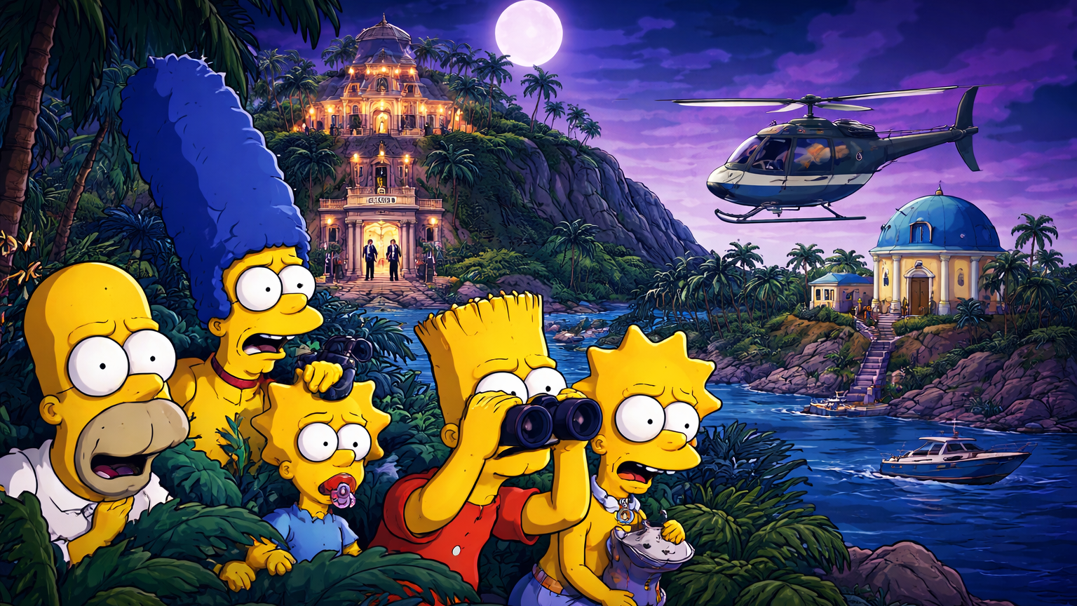 Simpsonlar Yine mi Bildi? 25 Yıllık “Gizli Ada” Sahnesi Epstein Dosyalarıyla Gündemde, © KI