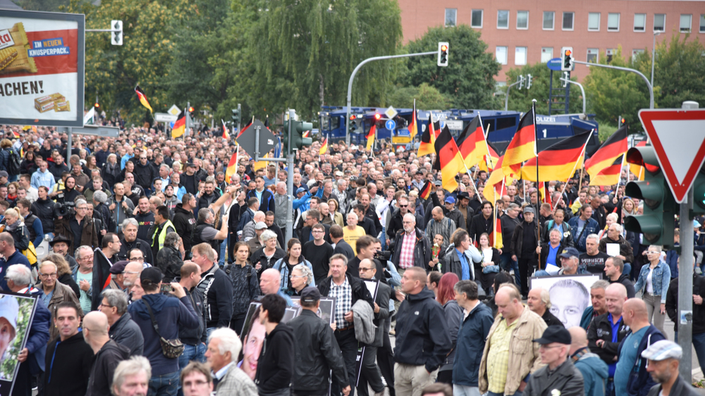 Baden-Württemberg´de aşırı sağ ve popülizme karşı yine çok sayıda gösteriler düzenlendi., © shutterstock