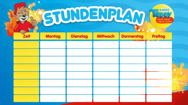 Dein STUNDENPLAN zum herunterladen Dein STUNDENPLAN zum herunterladen