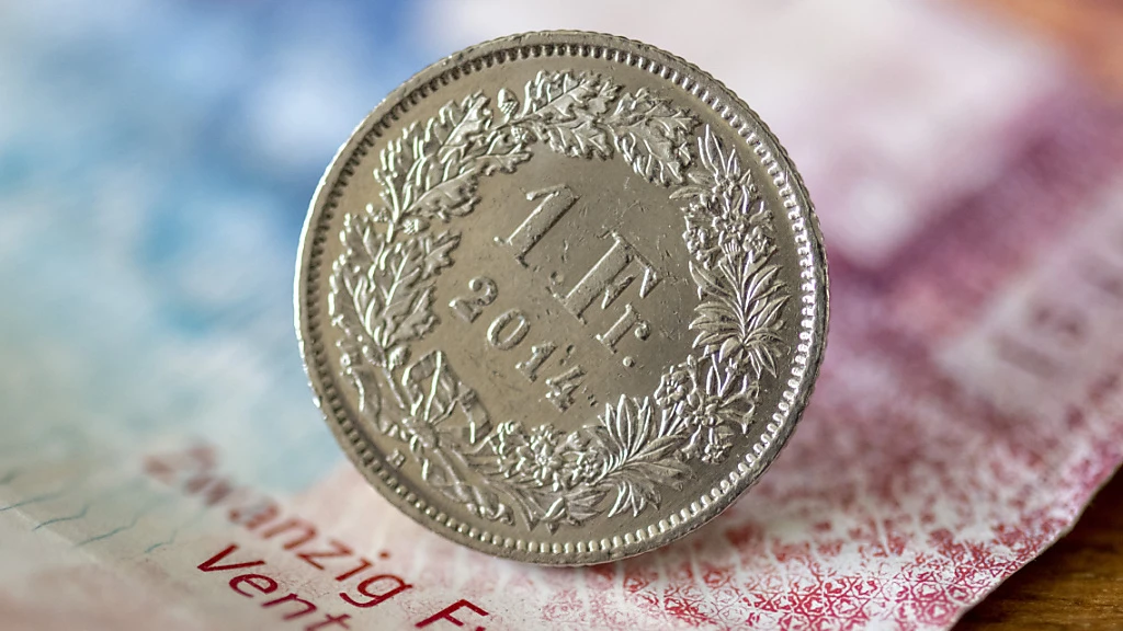 Franken wieder etwas schwächer, © Keystone-SDA Franken wieder etwas schwächer, © Keystone-SDA