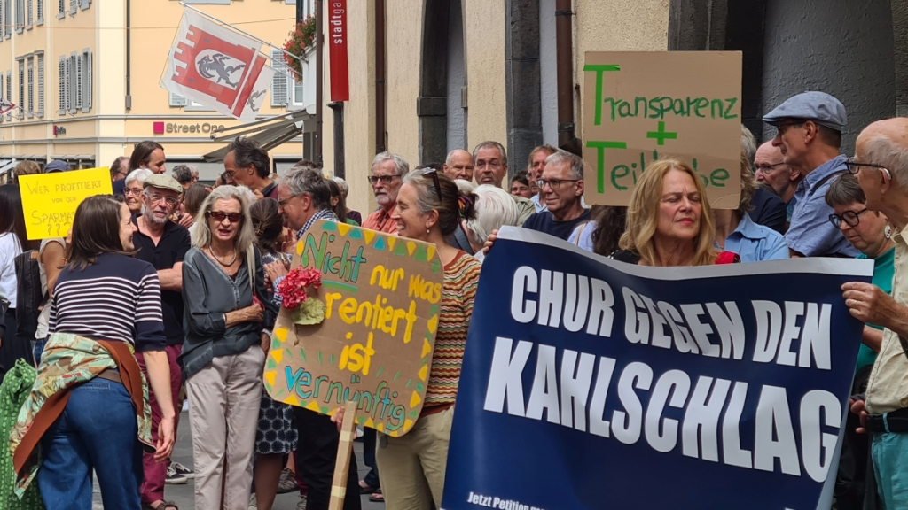 Churer Parlament versenkt Sparpaket der Stadtregierung, © Keystone / SDA