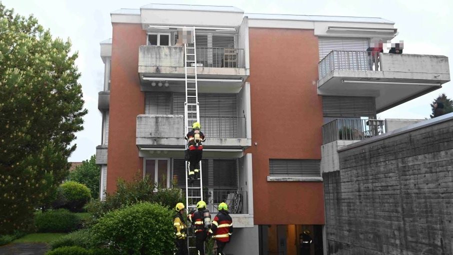 Hoher Sachschaden nach Küchenbrand, © Kantonspolizei St. Gallen