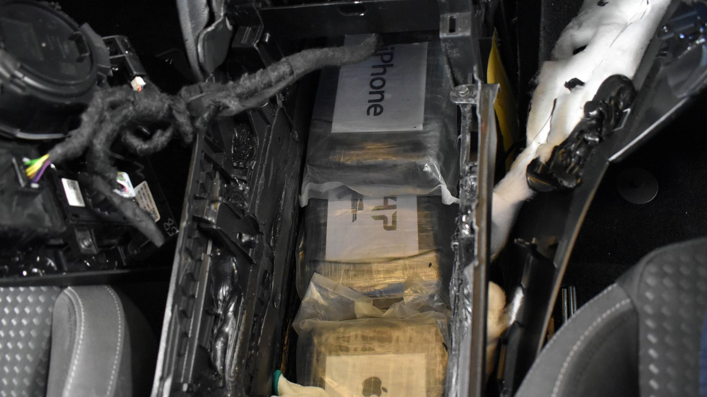 Drogen am Grenzübergang  Widnau sichergestellt, © Bundesamts für Zoll und Grenzsicherheit