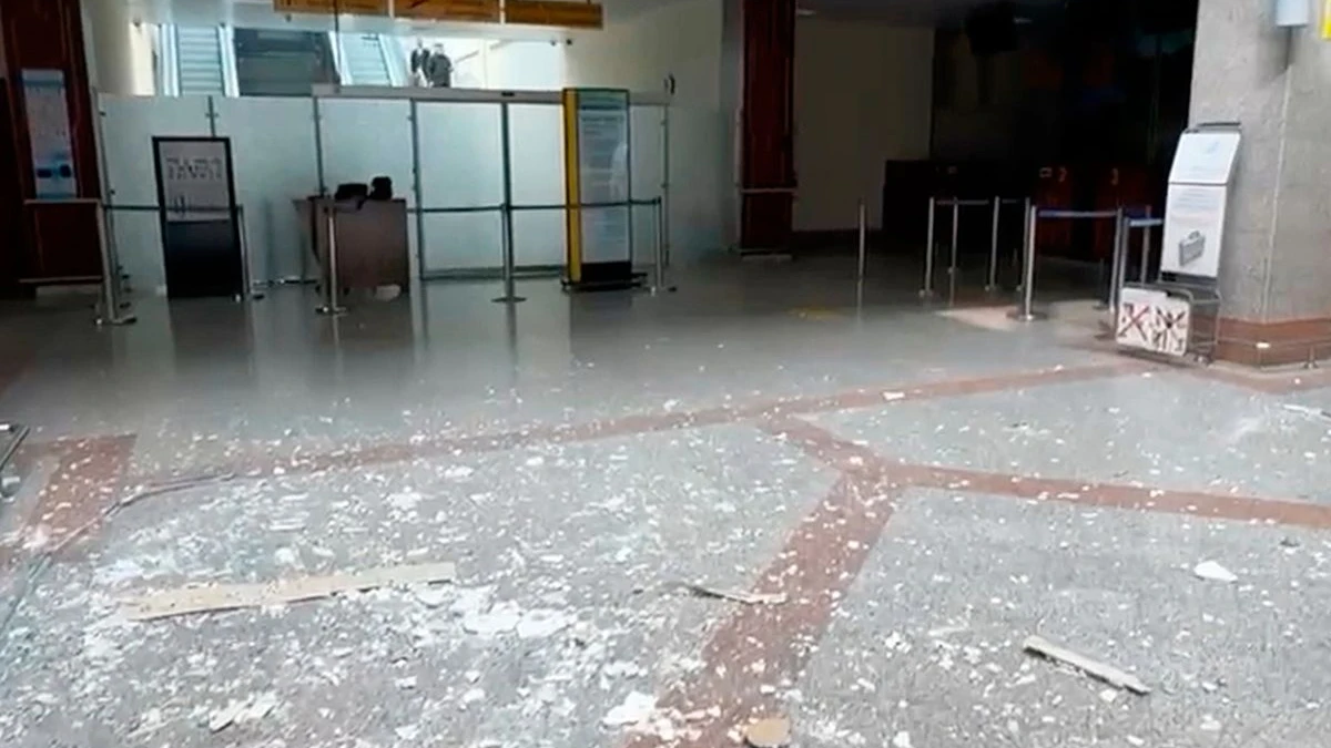 Nahçıvan Havalimanı’na İHA saldırısı!, © Uncredited/AP/dpa Nahçıvan Havalimanı’na İHA saldırısı!, © Uncredited/AP/dpa