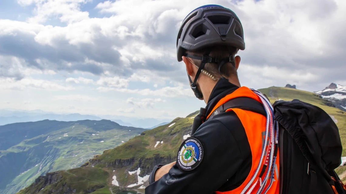 Berggänger in Stein zu Tode gestürzt, © Kantonspolizei St.Gallen Berggänger in Stein zu Tode gestürzt, © Kantonspolizei St.Gallen