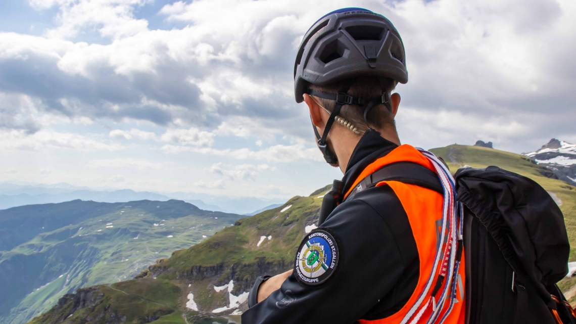 Berggänger in Stein zu Tode gestürzt, © Kantonspolizei St.Gallen